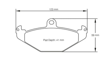 Pagid Racing Brake Pads No. 1682 - Discovery Parts